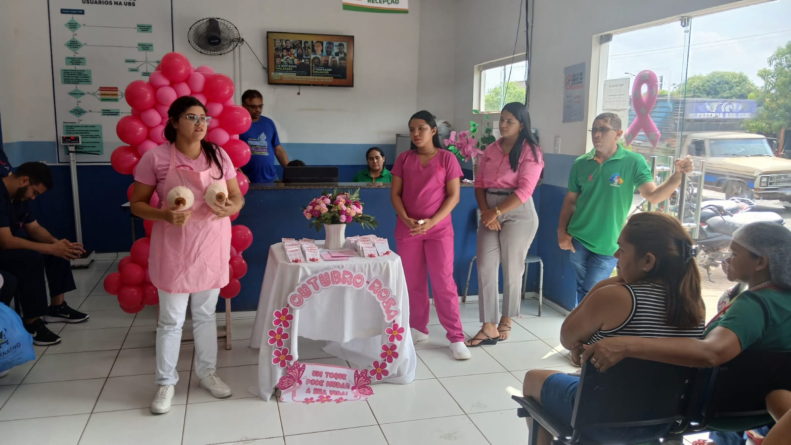 Ação dos Estagiários de Enfermagem da FAEME na Unidade Básica de Saúde